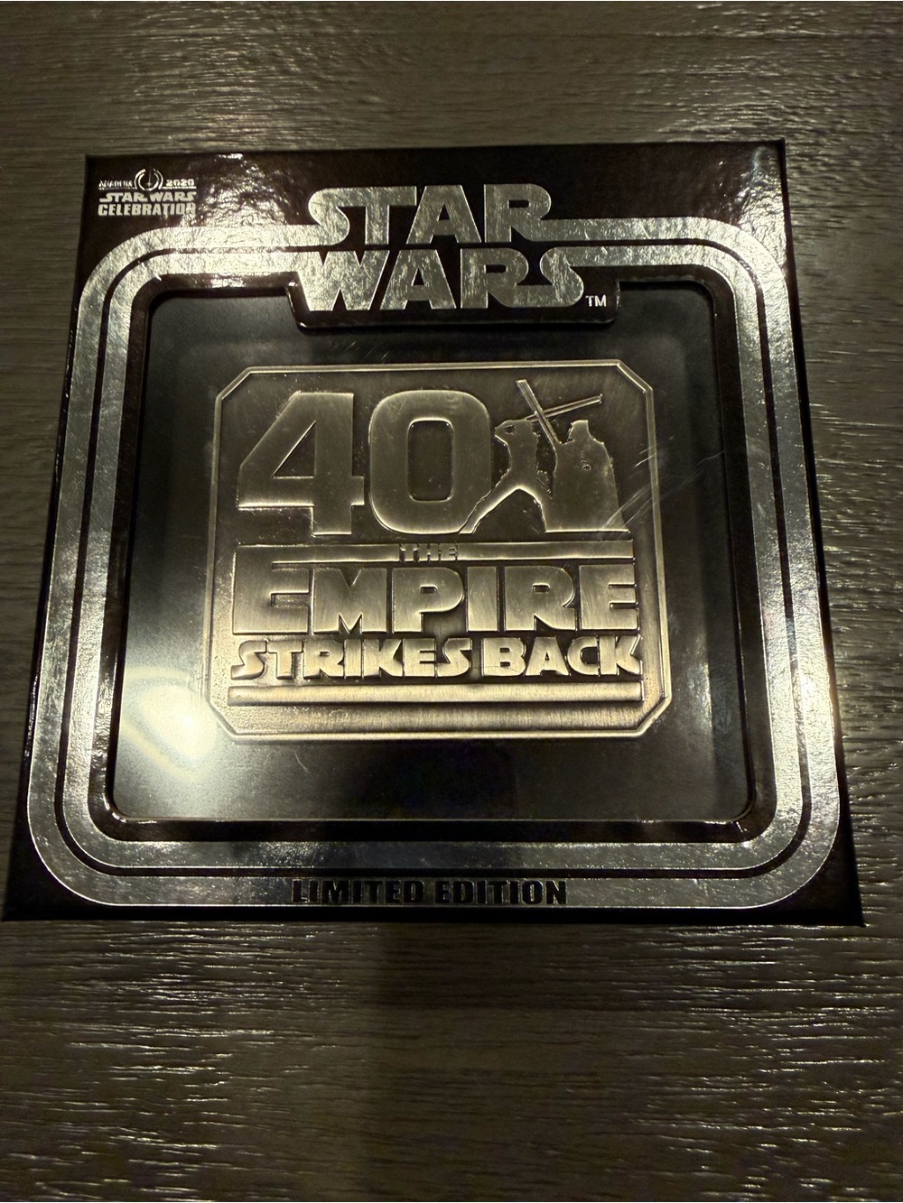 Star Wars: The Empire Strikes Back 40th Anniversary Collector’s Medallion / Pin